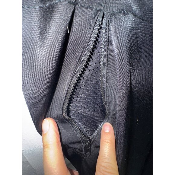 Fornarina Black Ruched Skirt Large Y2k Casual Trendy Athleisure Italy Retro City - Picture 5 of 9